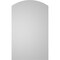 Ekena Millwork Arch Top Surface Mount PVC Gable Vent: Functional, w/ 3-1/2"W x 1"P Standard Frame, 16"W x 26"H GVPAR16X2601SF - alternate 5